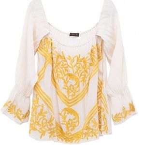 AS by DF Silk Severine Off The Shoulder Top NWT